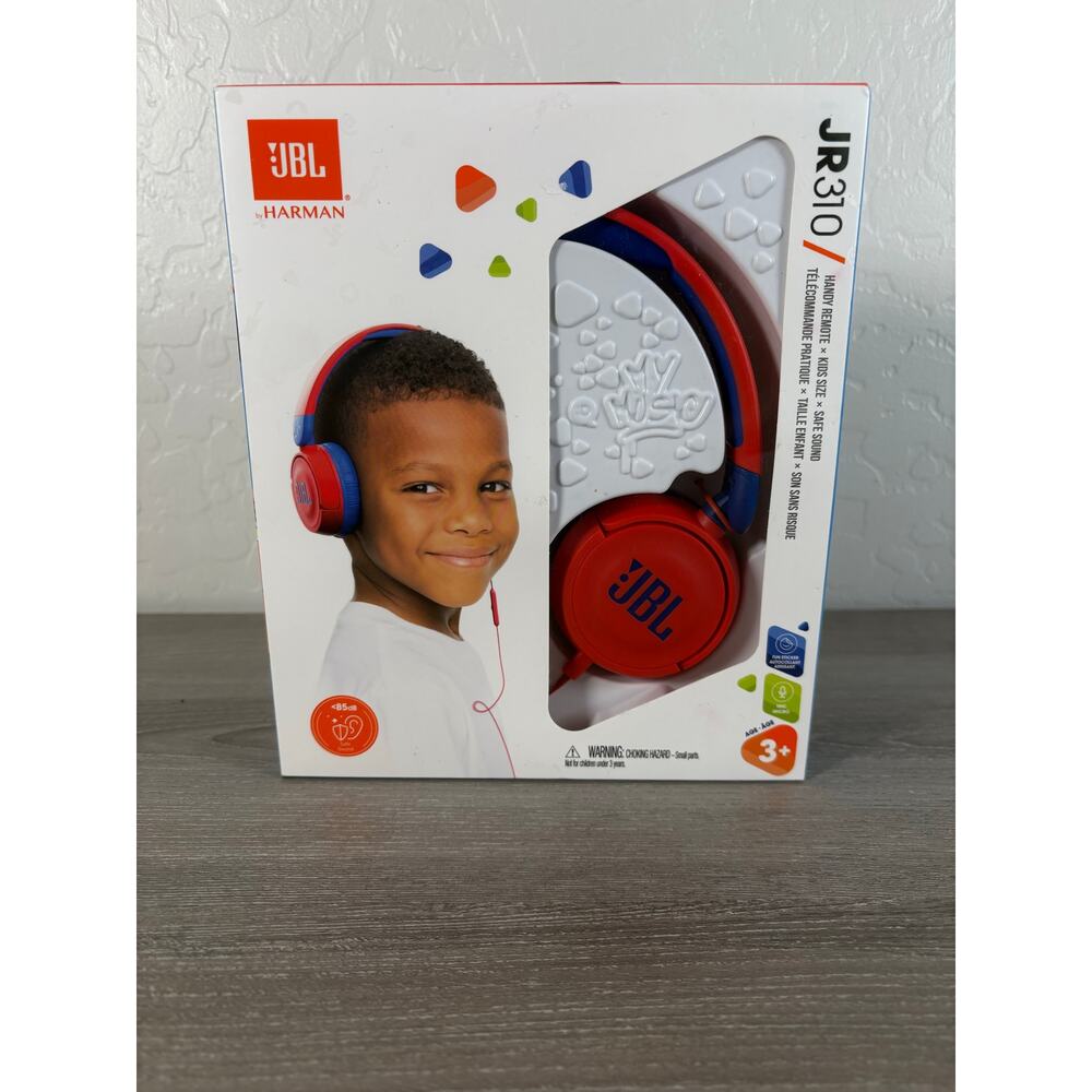 JBL 310BT Kids‎ Wireless On-Ear Headphones- Blue Red- NIB